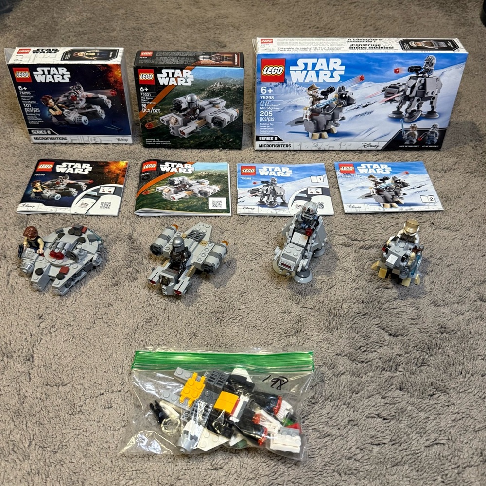 LEGO Star Wars Microfighters Lot Sets 75295/75298/75321/75127
